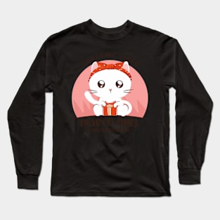 Kawaii Anime Cat 29 March 1993 29Th Long Sleeve T-Shirt